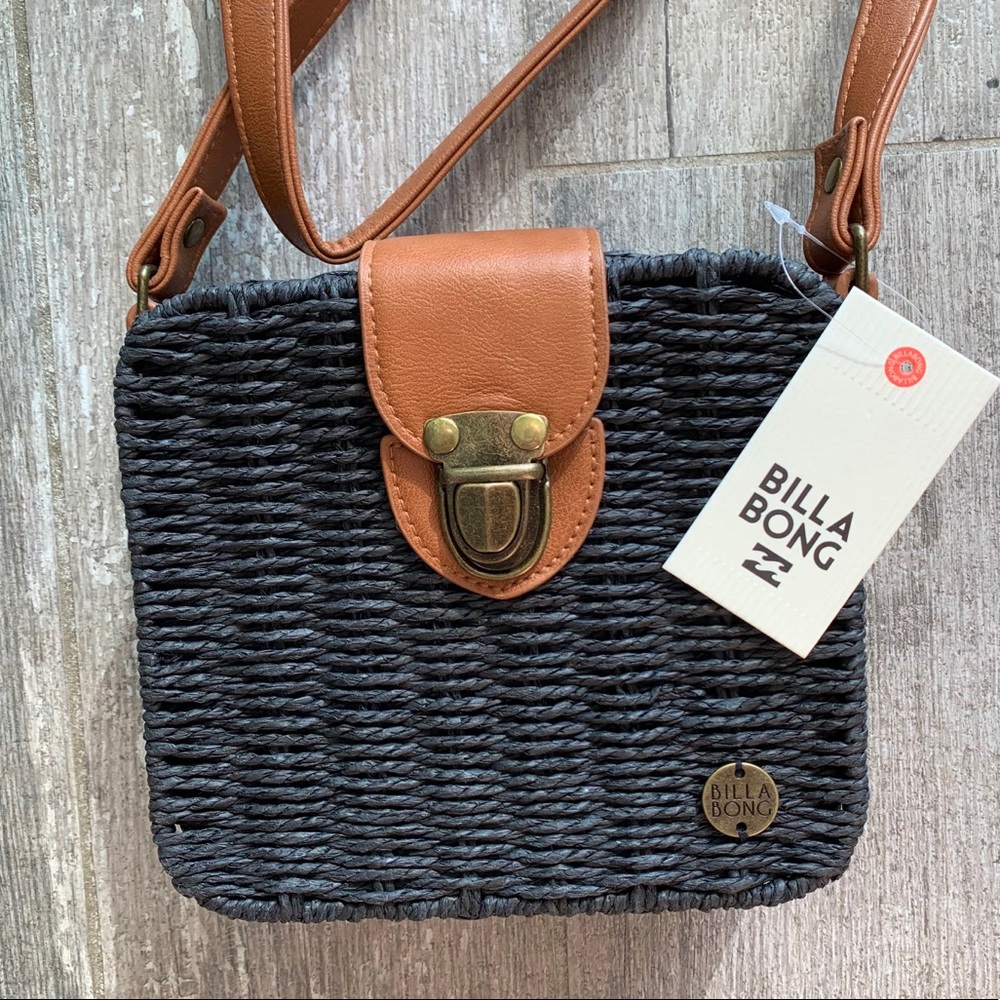 🔥🔥BILLABONG - GIMME SUM STRAW TOTE PURSE🔥🔥 - Picture 3 of 7